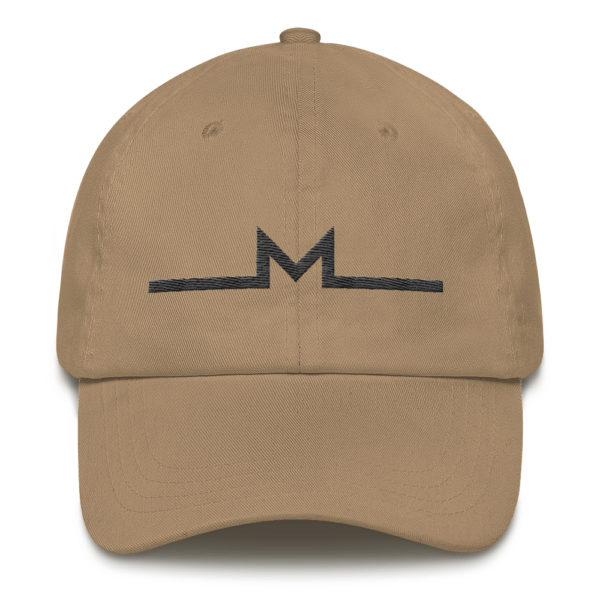 Subtle Monero Logo Hat Khaki