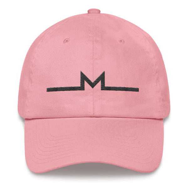 Subtle Monero Logo Hat Pink
